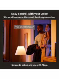 Philips Hue White & Colour Ambiance Smart Centris Smart 4 Light LED Ceiling Spotlight, White - thumbnail 6
