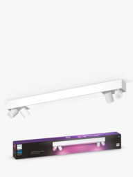 Philips Hue White & Colour Ambiance Smart Centris Smart 4 Light LED Ceiling Spotlight, White - thumbnail 1