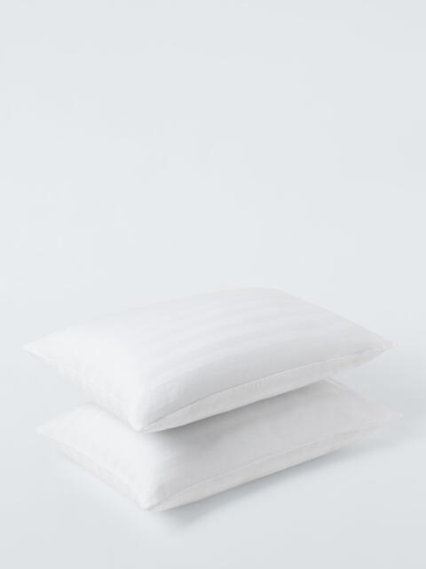 John Lewis Woven Stripe Standard Pillow Pair, Medium (3) - image 1