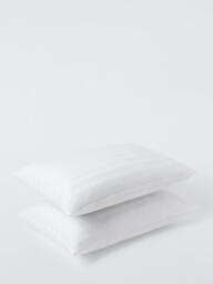 John Lewis Woven Stripe Standard Pillow Pair, Medium (3) - thumbnail 1