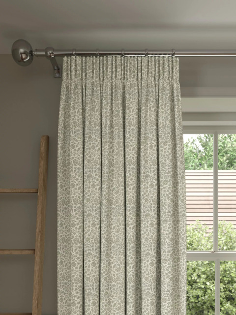John Lewis Amara Print Pair Blackout/Thermal Lined Pencil Pleat Curtains