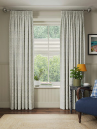 John Lewis Amara Print Pair Blackout/Thermal Lined Pencil Pleat Curtains - thumbnail 3