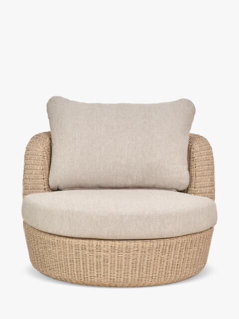 Pacific Kampala Wicker Garden Lounge Chair, Natural - image 1