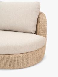 Pacific Kampala Wicker Garden Lounge Chair, Natural - thumbnail 6