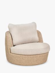 Pacific Kampala Wicker Garden Lounge Chair, Natural - thumbnail 3