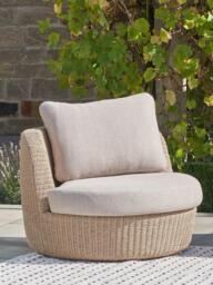 Pacific Kampala Wicker Garden Lounge Chair, Natural - thumbnail 2