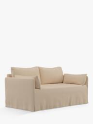 The Conran Shop Nicholson Loose Cover 2 Seater Sofa, Flax Linen - thumbnail 3