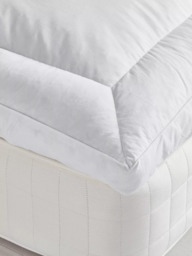 Bedfolk The Down Alternative Mattress Topper, White - thumbnail 1