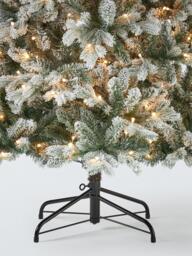 John Lewis Pre-lit Woodland Pine Christmas Tree, Snowy - thumbnail 4