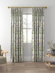 Voyage Naura Made to Measure Curtains or Roman Blind, Lemon Natural - thumbnail 5