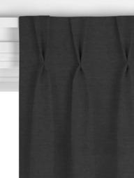 John Lewis Cotton Blend Made to Measure Curtains or Roman Blind, Graphite - thumbnail 5