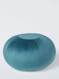 John Lewis Moroccan Velvet Bean Bag Pouffe - thumbnail 1