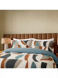 Harlequin Torillo Bedding Set, Black Earth/Cornflower/Walnut - thumbnail 2
