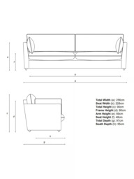 John Lewis x Sophie Conran Cocobella Grand Sofa Replacement Loose Cover - thumbnail 2