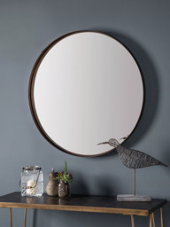 Francis Round Mirror, 84cm - thumbnail 2