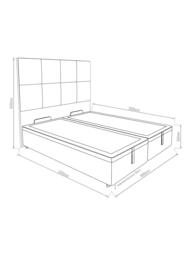 Hypnos Non-Sprung Upholstered Ottoman Storage Divan Base, Super King Size - thumbnail 4