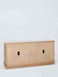 John Lewis Arch 4 Door Marble Top Sideboard, Natural Oak - thumbnail 3