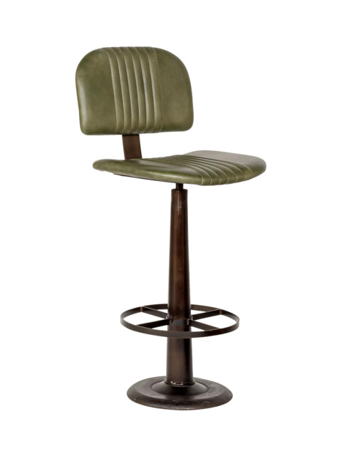 nkuku Narwana Bar Chair, Green - image 1