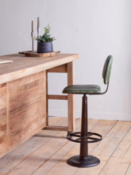 nkuku Narwana Bar Chair, Green - thumbnail 5