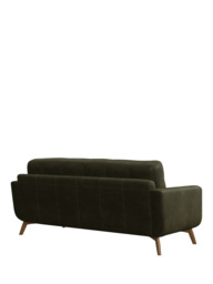 John Lewis Barbican Large 3 Seater Leather Sofa, Light Leg - thumbnail 4