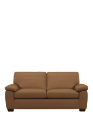 John Lewis Camden Large 3 Seater Leather Sofa, Dark Leg - thumbnail 5