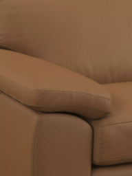 John Lewis Camden Large 3 Seater Leather Sofa, Dark Leg - thumbnail 6