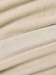John Lewis Pleated Linen Border Cotton Towels, Natural - thumbnail 3