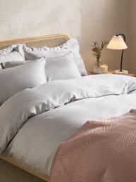John Lewis 300 Thread Count Duvet Cover Set containing TENCEL™ Lyocell - thumbnail 2