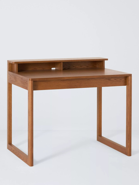 John Lewis Loop Desk, Red Oak - image 1