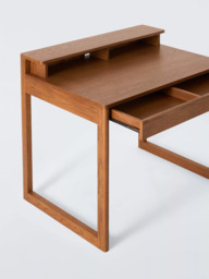 John Lewis Loop Desk, Red Oak - thumbnail 4
