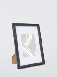 "John Lewis Classic Ornate Wood Photo Frame & Mount, 5 x 7"" (13 x 18cm), Black" - thumbnail 1
