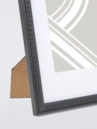 "John Lewis Classic Ornate Wood Photo Frame & Mount, 5 x 7"" (13 x 18cm), Black" - thumbnail 2