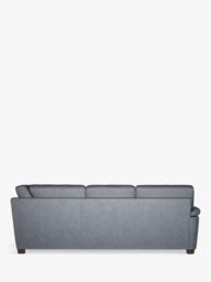 John Lewis Camden 5+ Seater RHF Chaise Corner End Leather Sofa, Dark Leg - thumbnail 4