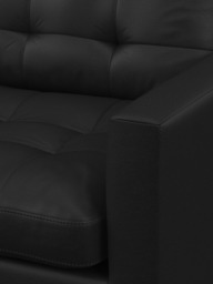 John Lewis Draper II LHF Chaise Leather Sofa, Light Leg - thumbnail 6