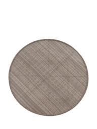 John Lewis Rye Woven Rattan 6-Seater Round Garden Dining Table, Natural - thumbnail 4