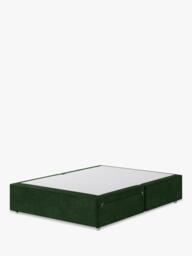 Hypnos Non-Sprung Upholstered 2 Drawer Divan Base, King Size - thumbnail 1