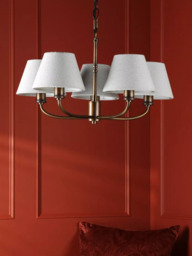 Laura Ashley Denston 5 Light Ceiling Chandelier, Metallic Bronze - thumbnail 3