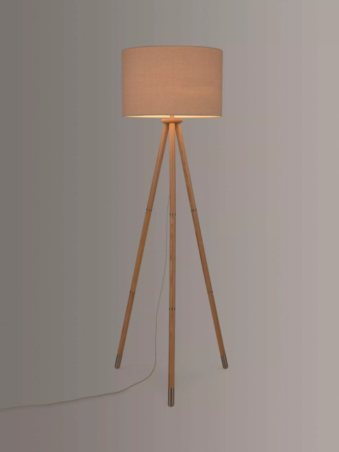 John Lewis Wooden Tripod Floor Lamp - image 1
