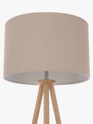 John Lewis Wooden Tripod Floor Lamp - thumbnail 4
