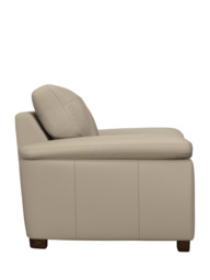 John Lewis Camden Leather Armchair, Dark Leg - thumbnail 3