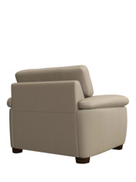 John Lewis Camden Leather Armchair, Dark Leg - thumbnail 4