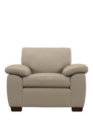 John Lewis Camden Leather Armchair, Dark Leg - thumbnail 5