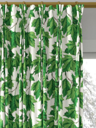 Harlequin x Sophie Robinson Dappled Leaf Made to Measure Curtains or Roman Blind, Emerald - thumbnail 6