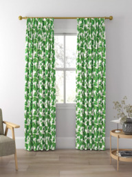 Harlequin x Sophie Robinson Dappled Leaf Made to Measure Curtains or Roman Blind, Emerald - thumbnail 5
