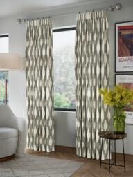 John Lewis Alta Weave Pair Lined Pencil Pleat Curtains - thumbnail 4