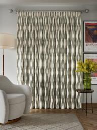John Lewis Alta Weave Pair Lined Pencil Pleat Curtains - thumbnail 3