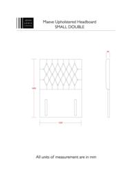 John Lewis Maeve Full Depth Upholstered Headboard, Small Double - thumbnail 4