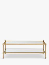 Pottery Barn Everson Coffee Table, Brass