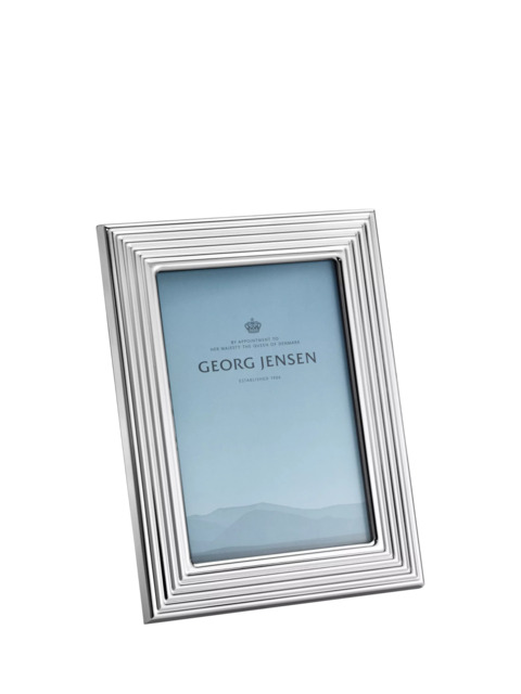 "Georg Jensen Bernadotte Stainless Steel Photo Frame, 4 x 6"" (10 x 15cm)" - image 1