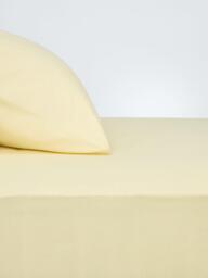 John Lewis Pure Cotton Percale Fitted Sheet - thumbnail 1
